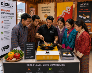 Rickul Plasma Electric Cooking <b>Stove</b> with Safe Flame Technology Single Burner Portable Outdoor & Household Use Glass Surface - Product Image 4
