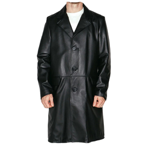 Nouveau Manteau Long Décontracté à Capuche en Cuir Véritable Tressé, Design Personnalisé 2026, pour Hommes et Femmes, Col Montant, Fermeture Éclair Frontale avec Logo, Respirant - Product Image 1