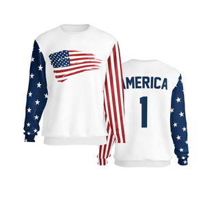 Sudadera de Forro Polar Personalizada al por Mayor, 100% Algodón, Tejido Transpirable, con Capucha, Estampado Completo, Ropa Deportiva Unisex para Equipos, Marca Privada - Product Image 1