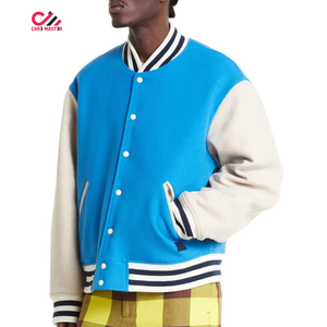 Veste universitaire de haute qualité pour hommes et logo personnalisé, veste universitaire tendance avec logo brodé personnalisé pour hommes - Product Image 4