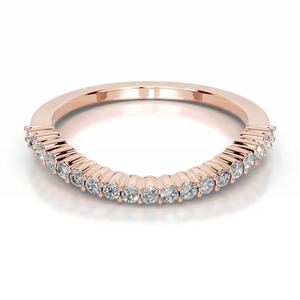 Anillo de Boda con Diamante Cultivado en Laboratorio, Corte Redondo, Certificado IGI, Aurevique - Product Image 1