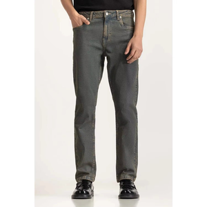 Jeans de Mezclilla Rectos para Hombre, Lavados, Sólidos, Transpirables, Ecológicos, para Verano/Invierno/Otoño/Primavera, ODM, Casuales, Modernos, Hechos con Materiales Premium - Product Image 3