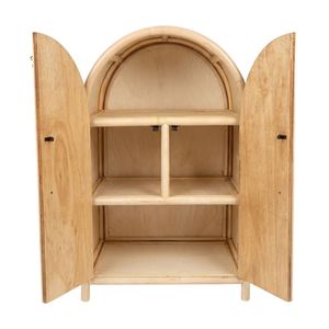 Wholesale Mini Rattan Cabinet for Dolls Factory Direct Source Handmade Miniature <b>Storage</b> Furniture <b>Kids</b> Room Decor Toy <b>Box</b> - Product Image 1
