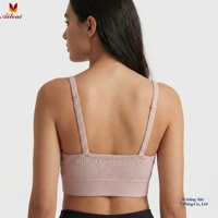 Débardeur court en tricot torsadé vintage personnalisé pour femme, col en V profond, sans couture, jacquard, sans manches, style streetwear