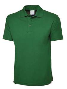 Camiseta de Manga Corta para Hombre, Ecológica, de Color Sólido, Estilo Piqué, con Logotipo Personalizado, Corte Regular, Transpirable, Tejida, Estilo Casual, Verde Lima - Product Image 4