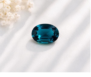 Topaze bleue naturelle de Londres ovale 4x6 mm - 10x14 mm, topaze bleue facettée, pierre précieuse brute de qualité AAA pour la fabrication de bagues, pendentifs et bijoux - Product Image 4