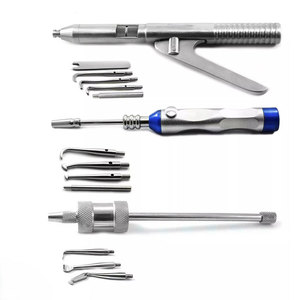 Kit de retrait de couronnes dentaires manuel en acier inoxydable, instruments chirurgicaux réutilisables, outils de précision pour clinique, ergonomiques - Product Image 1