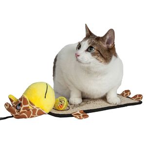 Paw Pleasant Eco Natural Sisal and Jute Hanging Carpet Kitty Cat Scratcher with Toy Natural Material Cat Tree & Scratcher - Product Image 3