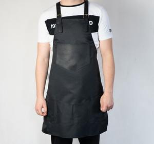 Funda de cuero y lona duradera con cremallera, impermeable, a prueba de golpes, ajustable, con correa cruzada para chef, barista, barbero, carpintero, herramienta de taller - Product Image 1