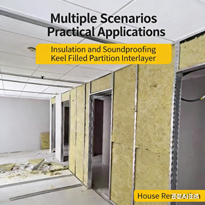Panneau d'isolation thermique et acoustique en <span class=keywords><strong>laine</strong></span> <span class=keywords><strong>de</strong></span> roche <span class=keywords><strong>de</strong></span> basalte 110 kg/m³ 30 mm, ignifuge A1, sans formaldéhyde, résistant à l'humidité - Product Image 4
