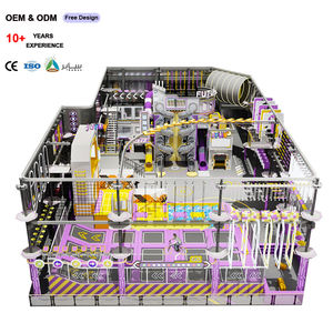 Trampolín Personalizado Flyfun <span class=keywords><strong>con</strong></span> Circuito <span class=keywords><strong>de</strong></span> Cuerdas <span class=keywords><strong>con</strong></span> Tirolina y Tobogán Grande para Parque <span class=keywords><strong>de</strong></span> Aventuras o Zona <span class=keywords><strong>de</strong></span> Juegos Aéreos - Product Image 1