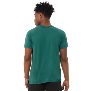 T-shirt de sport pour homme 100% coton respirant, écologique, à séchage rapide, décontracté, à manches courtes, pour l'entraînement physique - Product Image 4