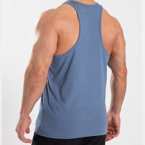 Customizable Crew Neck Knitted <b>Tank</b> <b>Top</b> Men's Polyester/Cotton Sporty <b>Loose</b> Fit Cut Design Vest Casual Outdoor Quick Dry Summer - Product Image 4