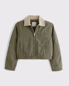 Veste Courte en Twill de Coton de Haute Qualité pour Femme, Nouvelle, Simple et Polyvalente, à Revers, Manches Longues, Respirante - Product Image 3