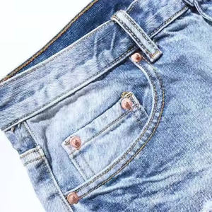 Manufacturer Wholesale Rate High Quality Demin Distress <b>Jeans</b> Short Men Customized High Quality Casual Streetwear Eco-Friendly - Product Image 5