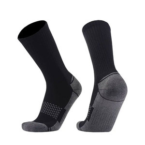 White Crew <b>Socks</b> With Yellow Stripes Breathable Cotton Adult Basketball Sports <b>Socks</b> Summer Regular Fit - Product Image 4