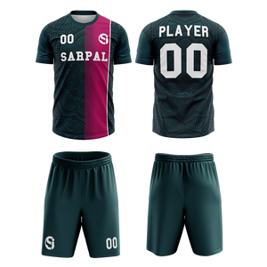 Conjuntos de Uniformes de Fútbol Retro Personalizados para Hombre, Camiseta de Fútbol de Secado Rápido con Manga Corta y Logotipo Frontal, Ropa de Entrenamiento para Hombre - Product Image 6