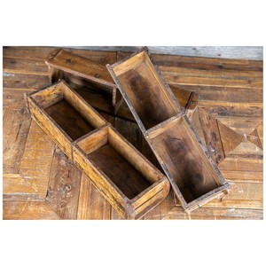 Eco Friendly Wooden Brick Mould Craft Supply Trusted Wooden Brick Mould Handmade Display <b>Storage</b> Organizer <b>Box</b> Item - Product Image 6