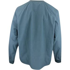 Polyester de haute qualité col rond pull coupe-vent léger respirant Logo personnalisé broderie grande taille été veste d'extérieur - Product Image 2