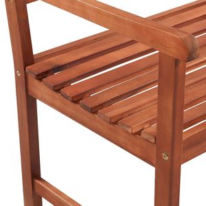 Panca da Giardino Marrone Chiaro con Cuscino Antracite Categoria Prodotti: Panche da Patio - Product Image 4