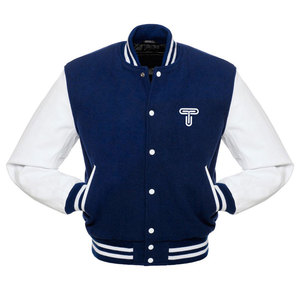 Prix d'usine personnalisé nouveau Streetwear hommes veste de Baseball 100% Polyester à manches longues col montant vêtements de sport d'hiver - Product Image 3