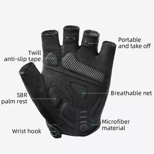 Summer Cycling Gloves Half Finger Waterproof Breathable Non-slip Gym Outdoor Sport Bike Bicycle Motorcycle Gloves High Quality - Product Image 4