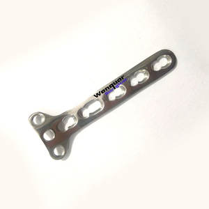 Plaque en T de 3,5 mm en acier inoxydable, implant orthopédique vétérinaire pour traumatismes, certifié CE, qualité chirurgicale - Product Image 1