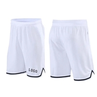 ALEXANDAR INDUSTRUS Desain Terbaru Celana Pendek Basket Ramah Lingkungan Bahan Bernapas Warna Solid 100% Rajutan dengan Tali Serut