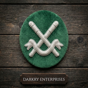 Écussons brodés sur mesure en fil de métal, faits à la main, pour la franc-maçonnerie, emblèmes de loge historique, patchs dorés en forme de plume et de rouleau - Product Image 4