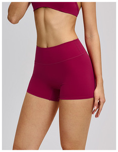 Women Peach Hip Lifting Fitness Shorts High Waist Breathable Sports Hot Short Shorts Muti Color Custom logo Running <b>Tight</b> Shorts - Product Image 4