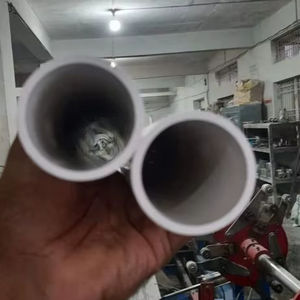 Tubería de PVC de Alta Resistencia de 25 mm, Blanca, para Plomería, 1 Pulgada, Schedule 40, Rígida, para Suministro de Agua Fría, 3m/6m de Longitud, Extremo Liso - Product Image 1