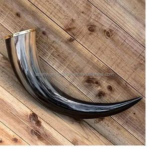Cuerno para beber vikingo pulido ecológico hecho a mano Natural personalizado de la mejor calidad tallado para restaurante casero para India - Product Image 2