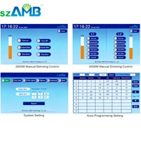 Sistema de Control de Iluminación Inteligente SzAMB, Dimmer 0-10V/Triac 100-230V, Control Remoto Ecológico de 1-6 Canales, Sistema de Iluminación para Aves de Corral