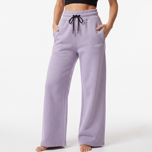 Pantalones Deportivos Personalizados para Mujer, Corte Holgado, Pierna Ancha, Tela Transpirable de Alta Calidad, Ropa al Por Mayor con GSM Personalizado - Product Image 6