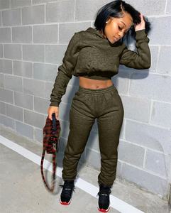 ชุดออกกำลังกายสำหรับผู้หญิงชุดเสื้อออกกำลังโอเวอร์ไซส์ - Product Image 1