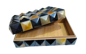 Luxury Handcrafted Buffalo Horn Jewelry <b>Box</b> – Polished Eco-Friendly Horn Bracelet <b>Storage</b> Gift <b>Box</b> for Home Decor - Product Image 5