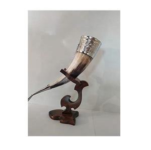 Corne à boire écologique faite à la main de qualité antique haute qualité vente en gros potable vente chaude et corne à boire en gros - Product Image 2