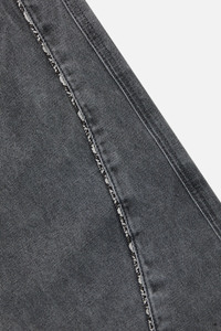 Pantalones vaqueros anchos de mezclilla vintage para hombre, estilo urbano, casuales, holgados y acampanados, de fabricante. - Product Image 5