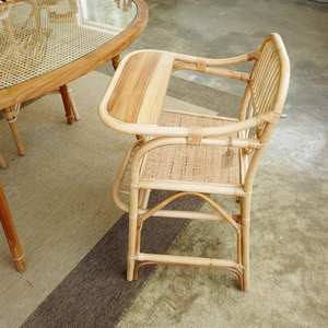 Muebles de madera de ratán para bebé, silla alta de comedor para niños, sillas de guardería personalizadas de marca privada, precio barato - Product Image 2