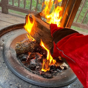 Gants de soudage en cuir de vachette pleine fleur de qualité supérieure, résistants aux flammes, pour travaux lourds, protection des mains, construction - Product Image 5