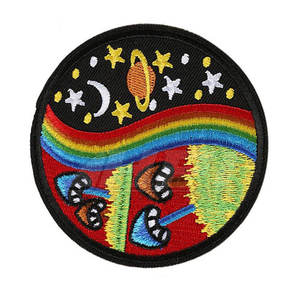 Custom 3D Embossed Rubber PVC <b>Sew</b>-<b>On</b> <b>Patches</b> with Nonwoven Felt Fabric for Clothing - Product Image 3