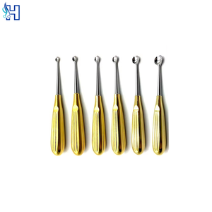 Curettes dermiques à une extrémité, Curette Buck Ear droite et aiguisée, Taille personnalisée, Acier inoxydable de qualité médicale, Ensemble d'instruments manuels - Product Image 1