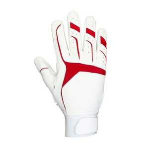 Gants de frappeur de baseball/softball en cuir uni, nouvelle conception personnalisée, service OEM, couleur personnalisée, fermeture auto-agrippante - Product Image 5
