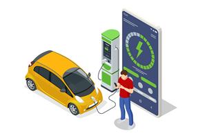 Station de recharge intelligente pour véhicules électriques, application mobile, recherche de chargeurs en temps réel, connectivité véhicule, recharge rapide, compatible Android et iOS - Product Image 5