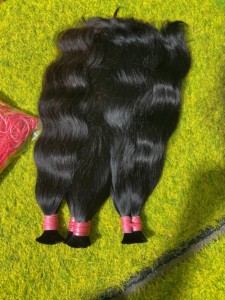 SHINE ENTERPRISE Cheveux Humains Vierges Brésiliens 100% Sans Nœuds, Double Tissage, Ondulés, Pour Femmes Noires, 100g, Prêts à la Permanente - Product Image 1