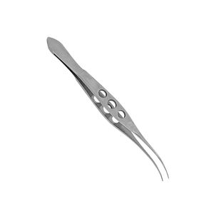 Pinzas Hoskin Curvas de Alta Calidad, Pinzas Microquirúrgicas de Acero Inoxidable para Sutura Oftálmica y Cirugía Ocular - Product Image 3