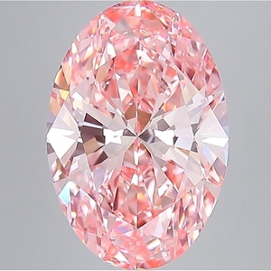 Diamant non monté certifié IGI 7.58 ovale VS1, diamant cultivé neuf - Product Image 1