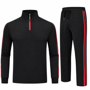 Survêtement de sport personnalisé de haute qualité, respirant, à séchage rapide, 100% polyester, pour hommes et femmes, course à pied, gym, tenue décontractée - Product Image 6