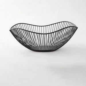 Solid Metal Wire Bowl Decorative Fruit Basket For Farmhouse Kitchen <b>Storage</b> And Home Decor Organizer - Product Image 4