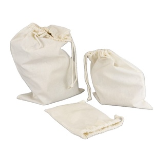Wholesale Cotton Muslin Bag with Printing <b>Eco</b> Friendly Cotton Cosmetic Bags Cosmetic Bags - Product Image 4